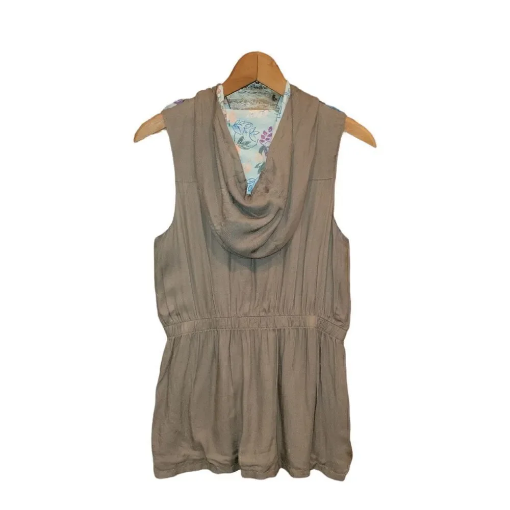 NWT Matilda Jane 435 Winding Path Vest Choose Your Own Path Snap Hooded Vest 14